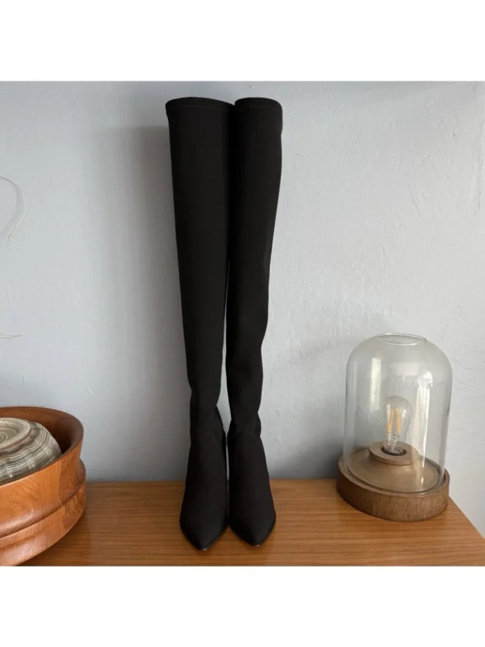 Stuart Weitzman HiChamp Microfiber Knee Thigh Boot